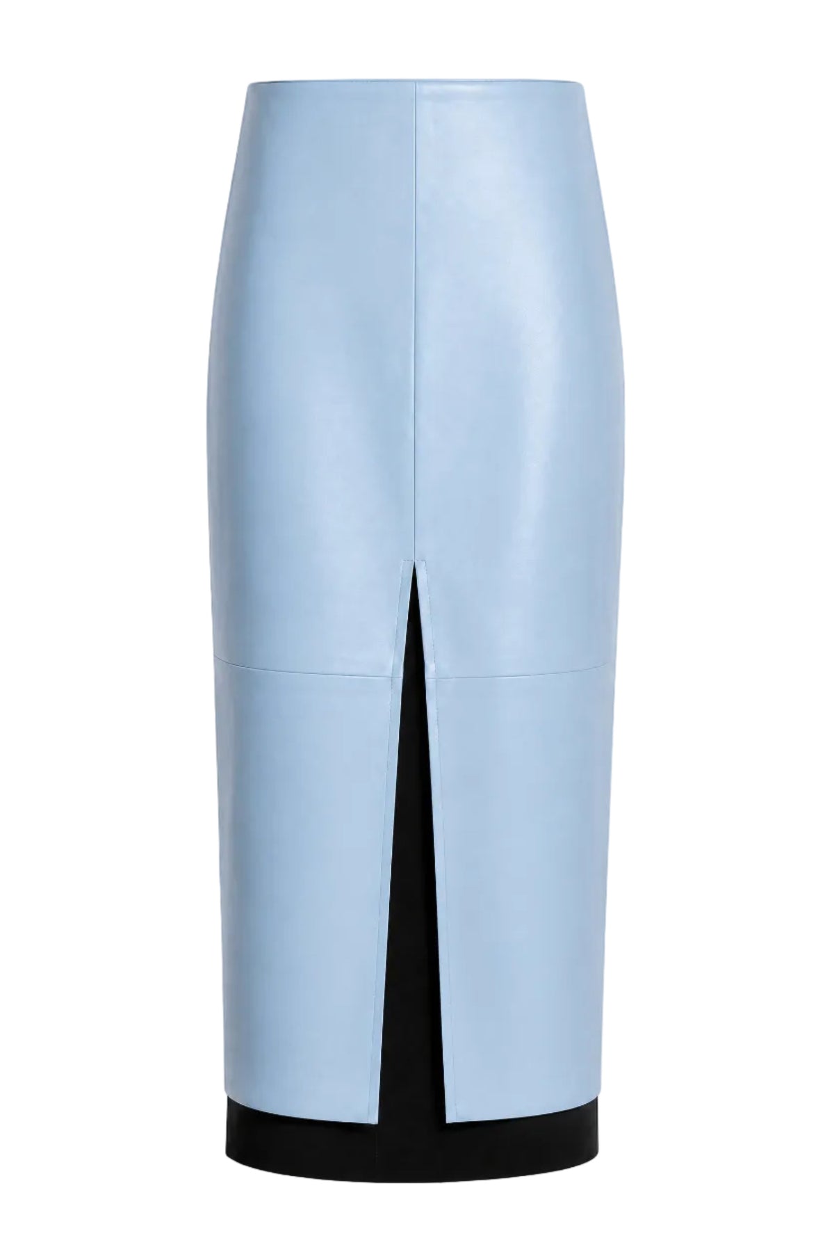 OLIVE VEGAN PENCIL SKIRT