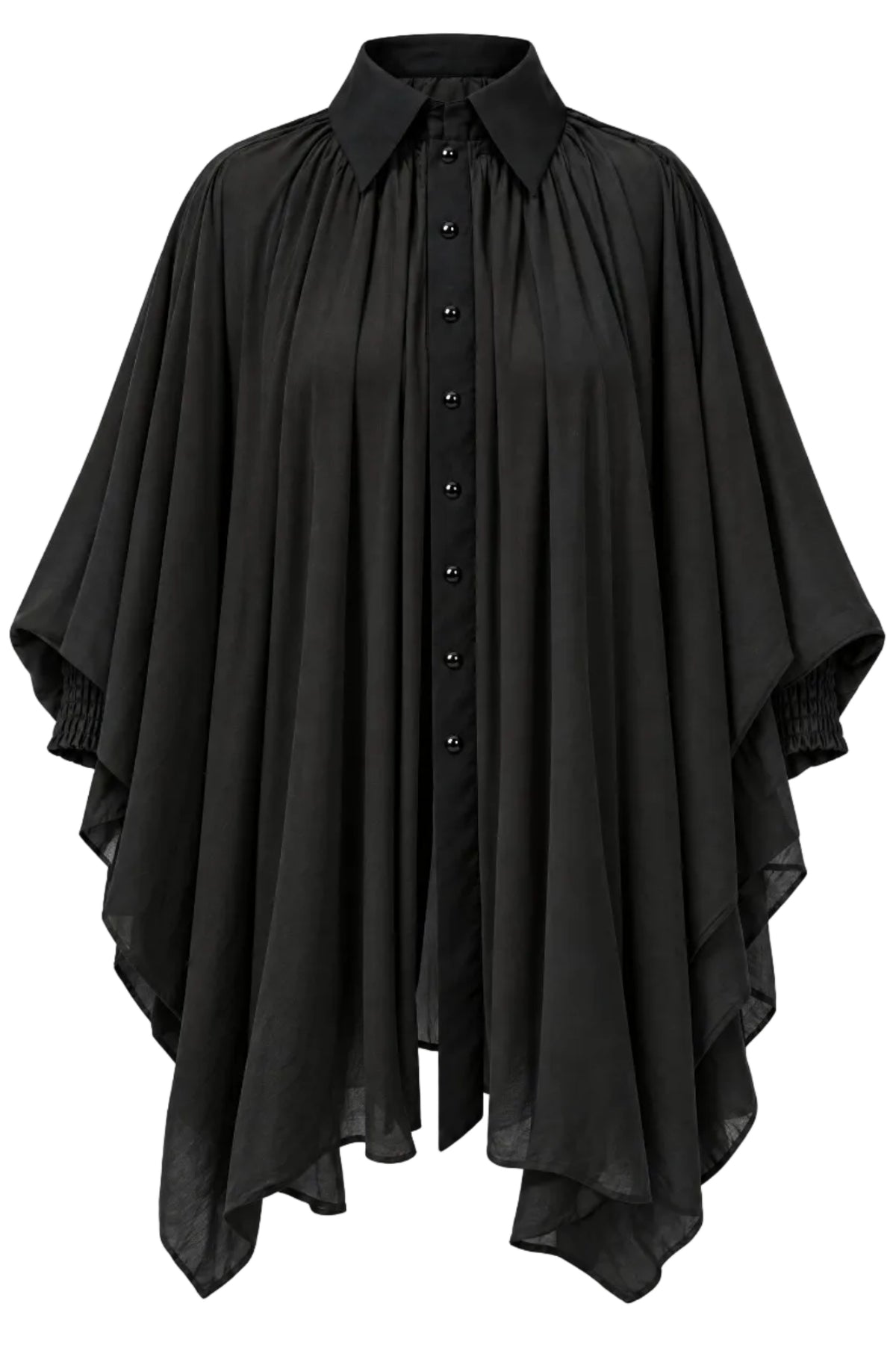 CAMICIA OVERSIZE IN SETA DI EUCALIPTO
