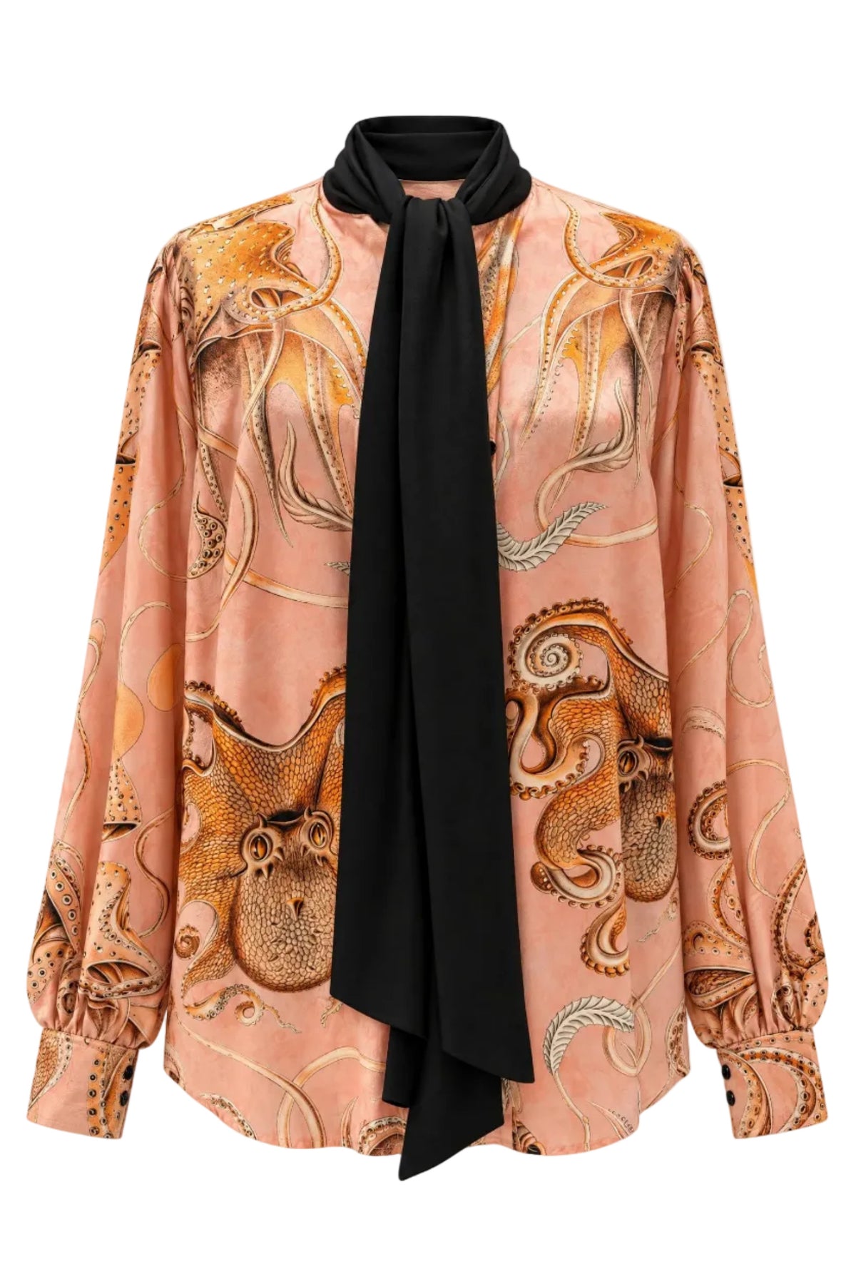 Octopus Lyocell Relaxed Blouse