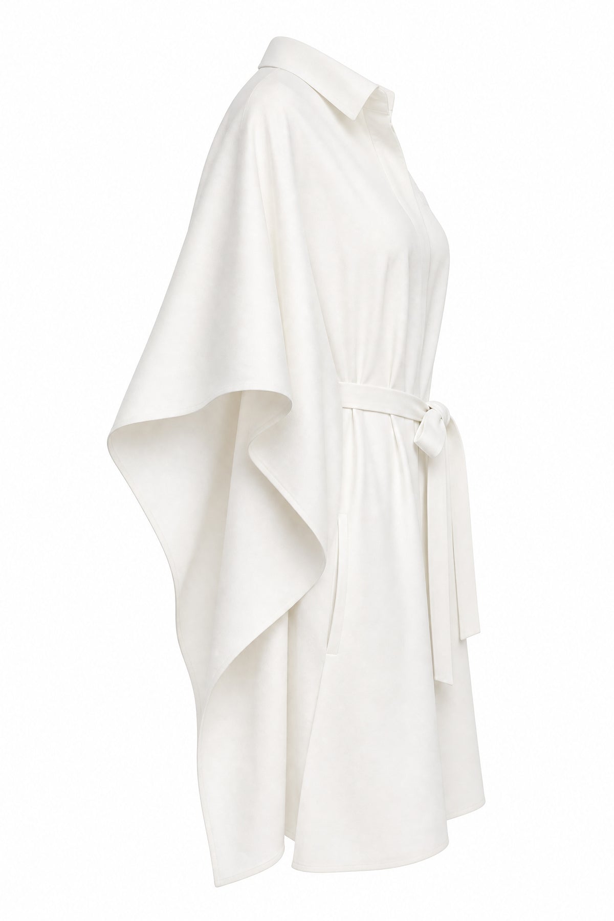 Chemise a Tunica in Cotone Biologico — Bianco