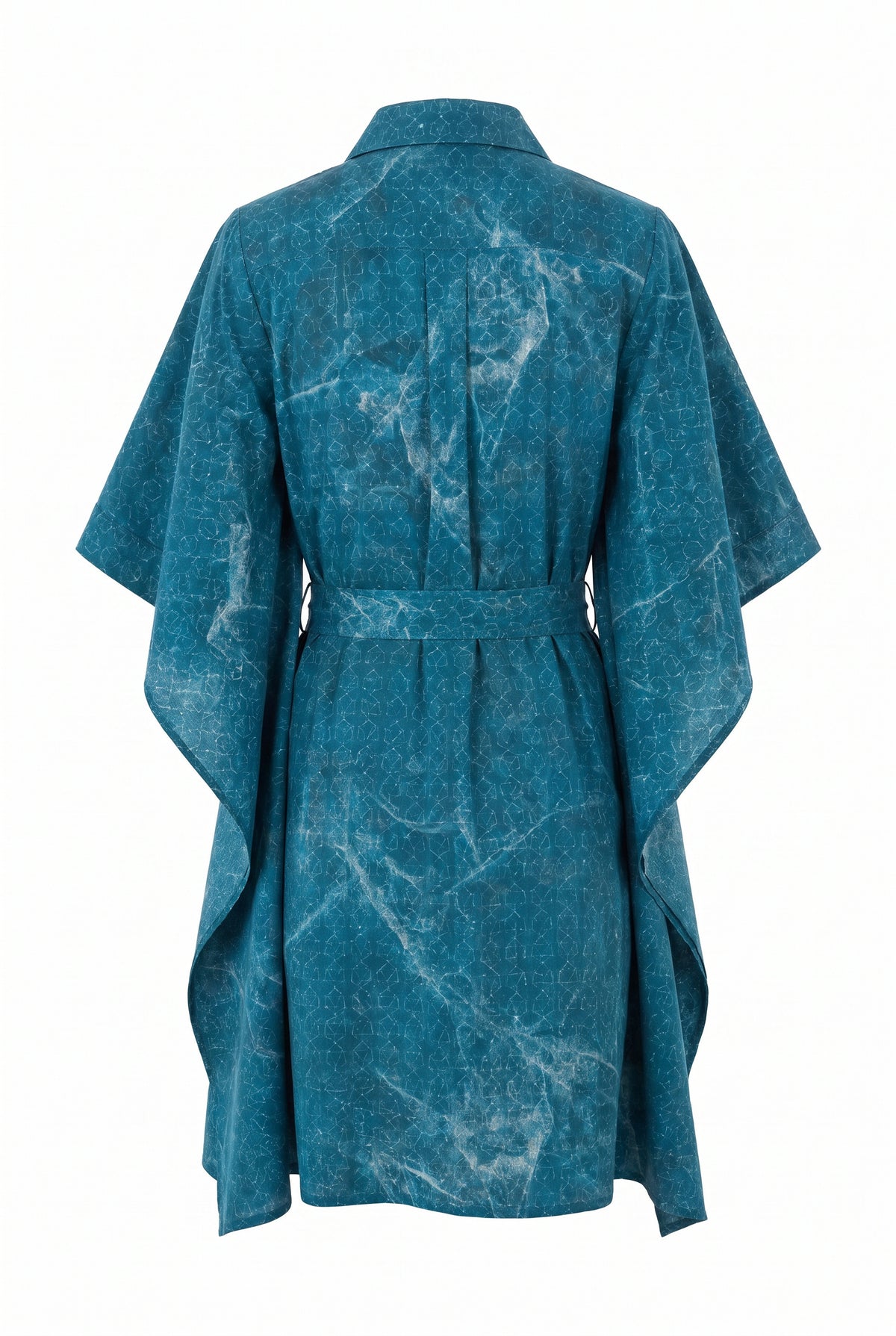 Vestito-camicia con balena e caftano Eucalyptus