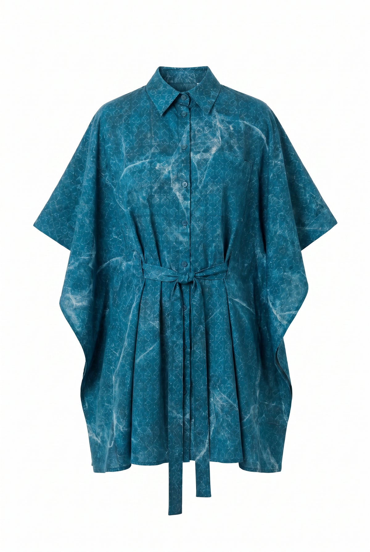 Vestito-camicia con balena e caftano Eucalyptus