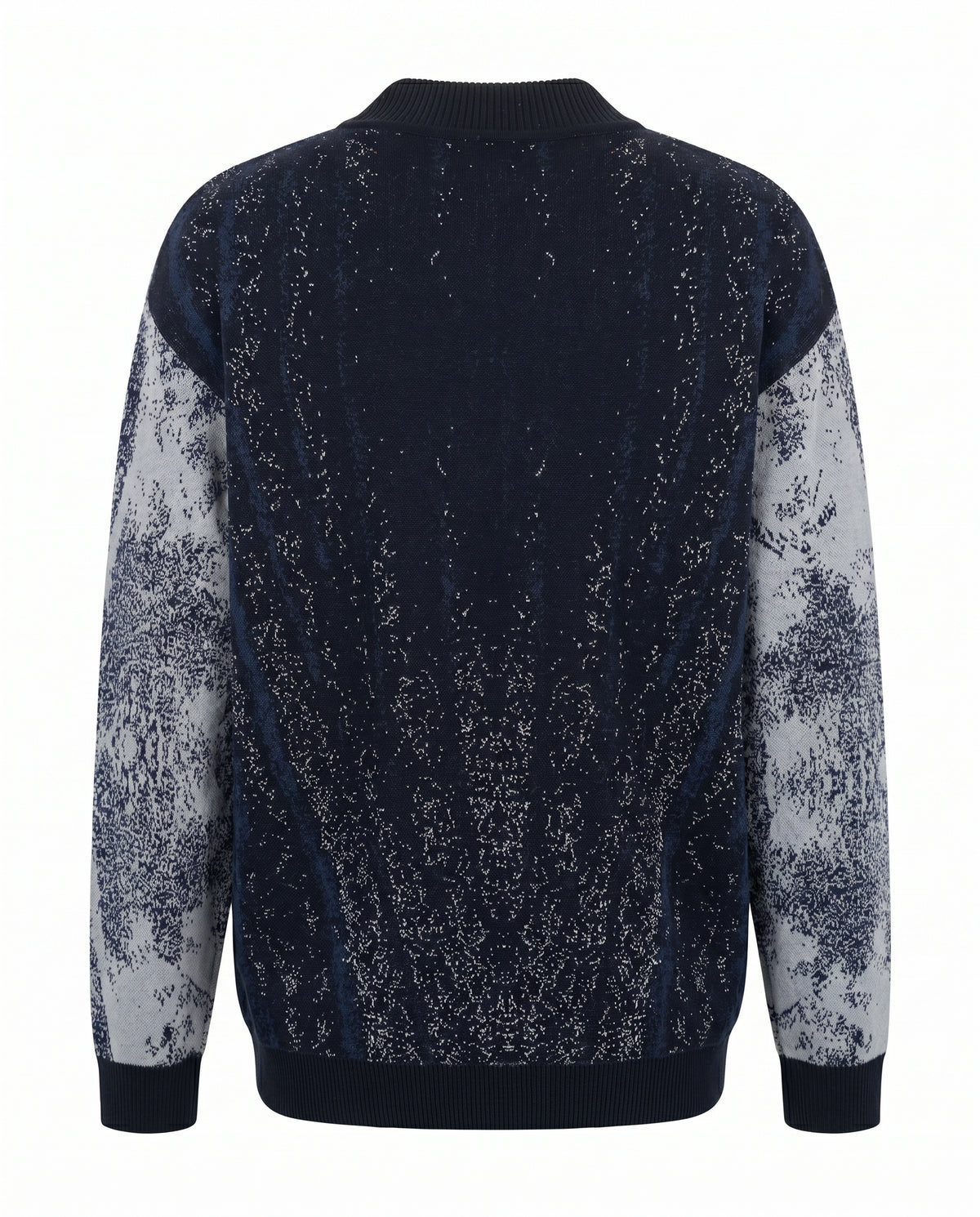 Maglione da uomo in cotone biologico effetto pelle di balena