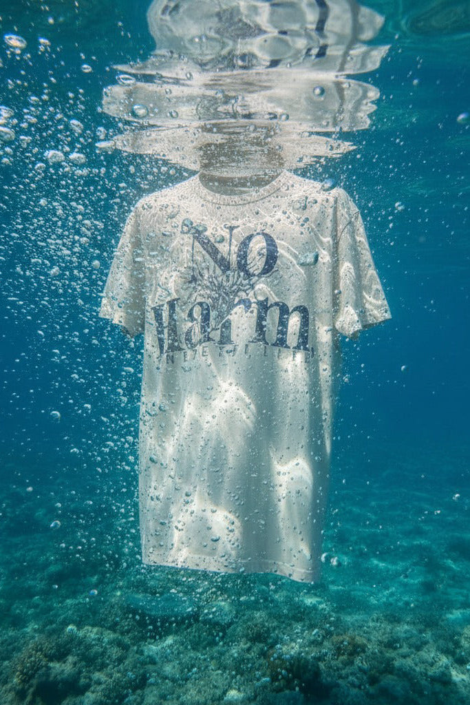 T-shirt Oversize Eco Unisex "No Harm, Just Charm"