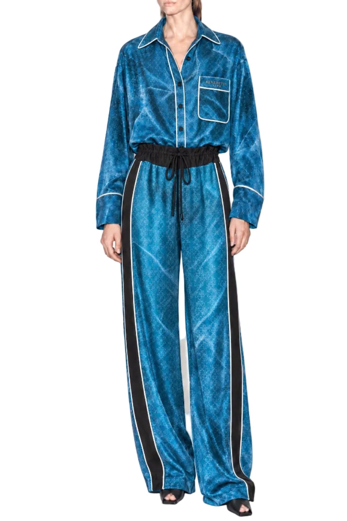 Ocean Icosahedron woman Eucalyptus Pants