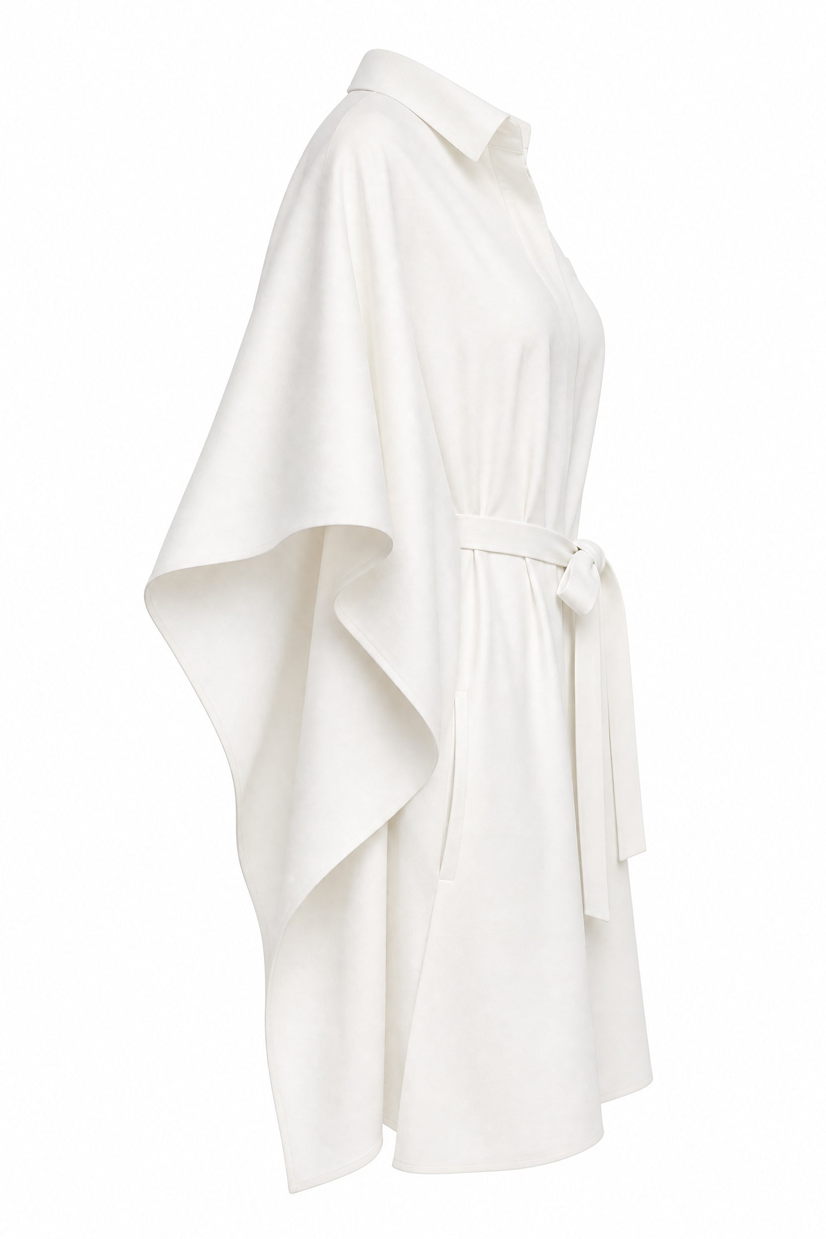 Chemise a Tunica in Cotone Biologico — Bianco