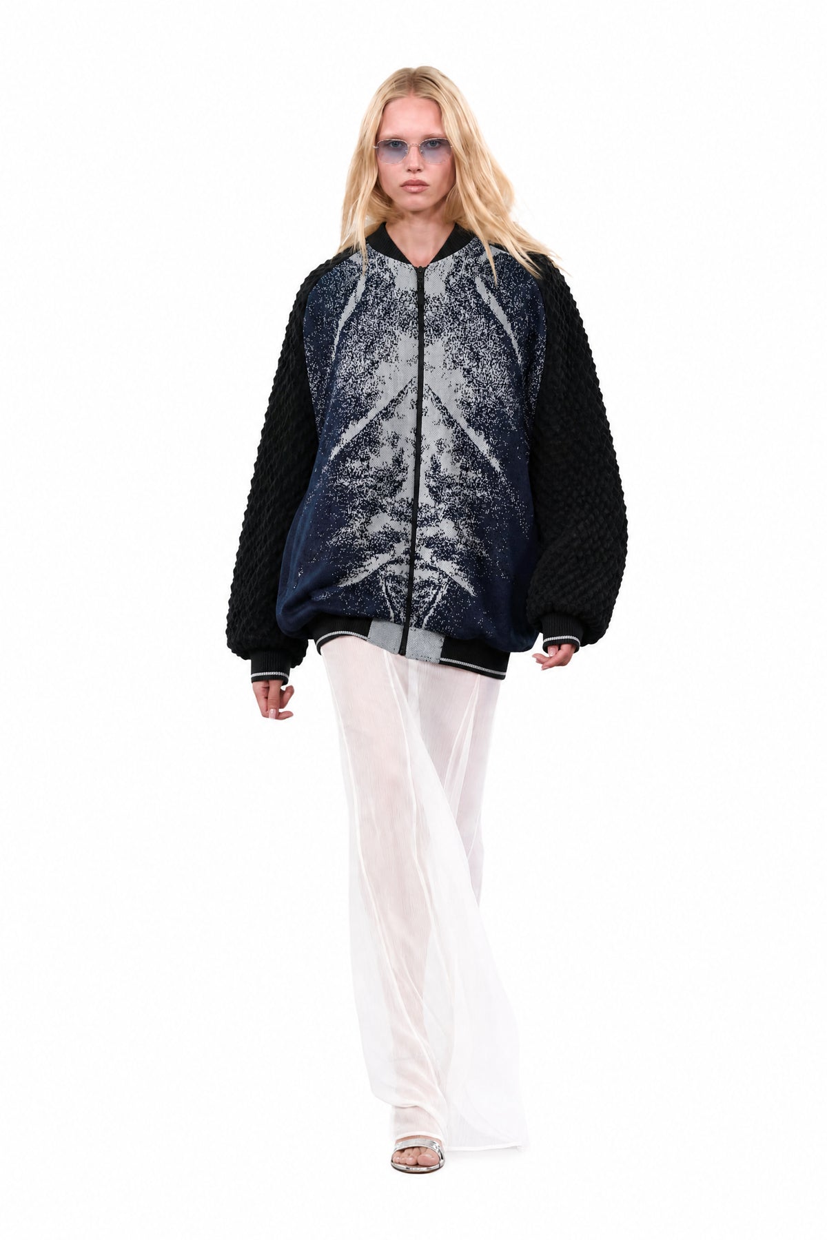 Bomber unisex ecologico oversize — Edizione limitata Whale